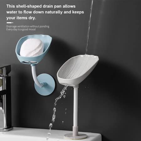 Soap Dish Wall Mounted Soap Dish No-Drilling Soap Holder Self Draining Waterfall Soap Tray Bar Soap Holder for Shower / Bathroom Soap Holder for Shower Adjustable Removable Soap Holder Soap Dish Wall Mounted Soap Dish No-Drilling Soap Holder Self Draining Waterfall Soap Tray Bar Soap Holder for Shower / Bathroom Soap Holder for Shower Adjustable Removable Soap Holder